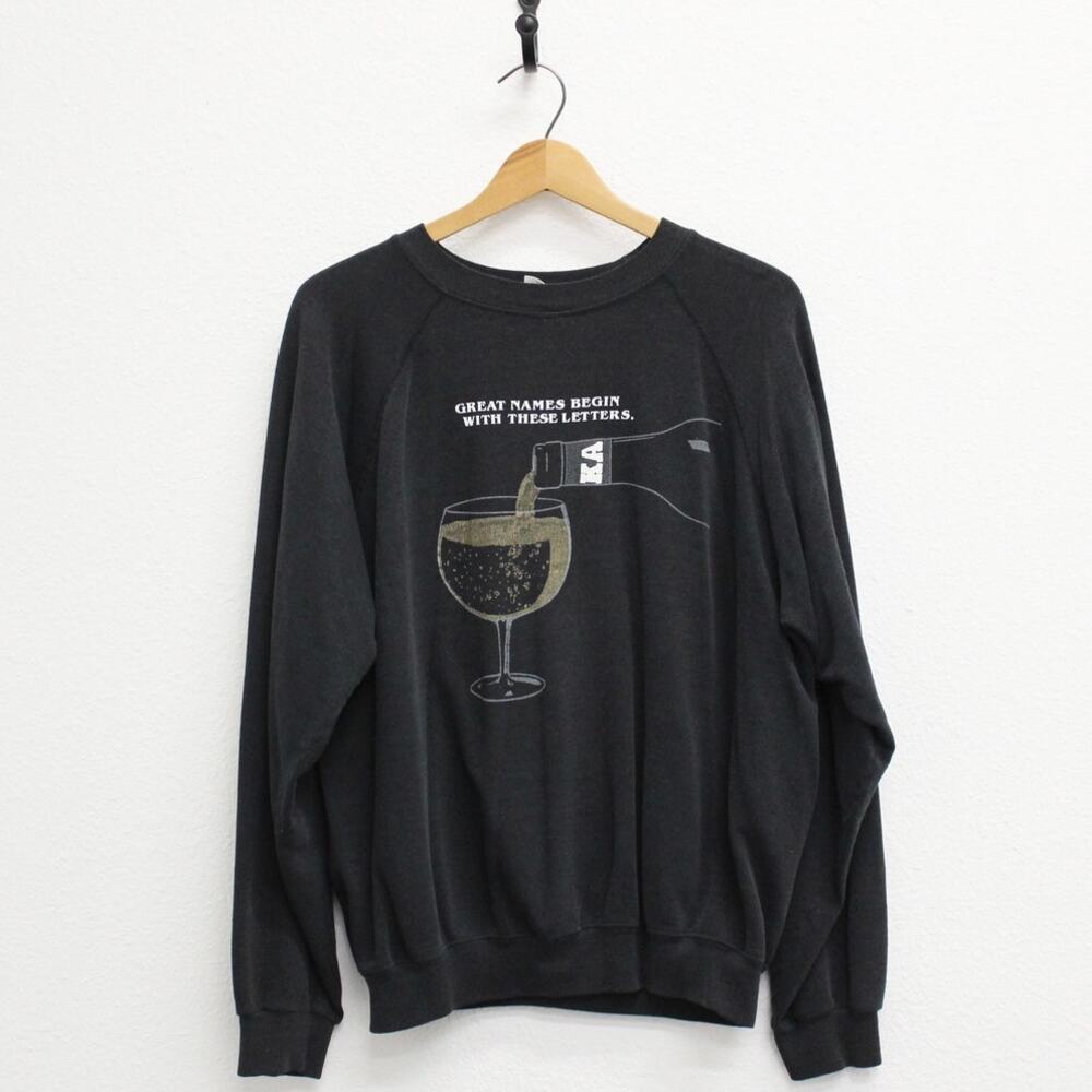 Vintage Kappa Alpha Great Names Beer Sweatshirt XL